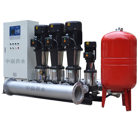 變頻恒壓供水系統(tǒng)主要由PLC、變頻器、觸摸屏、壓力變送器、動力及控制線路以及泵組組成